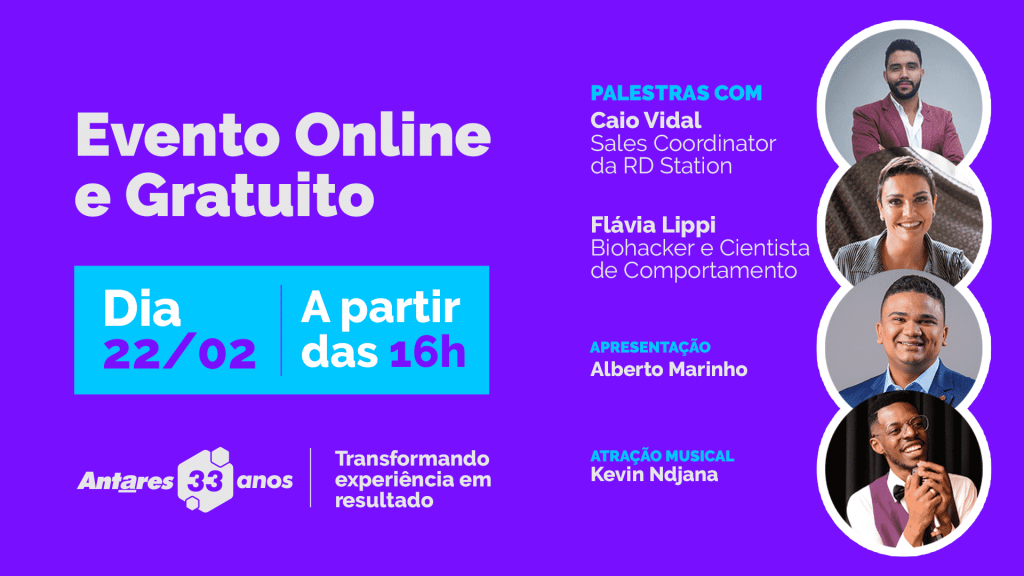 Aniversário de 33 anos da Agência de Marketing - Antares Comunicação reuniu Flávia Lippi, Caio Vidal, Alberto Marinho e Kevin Ndjana